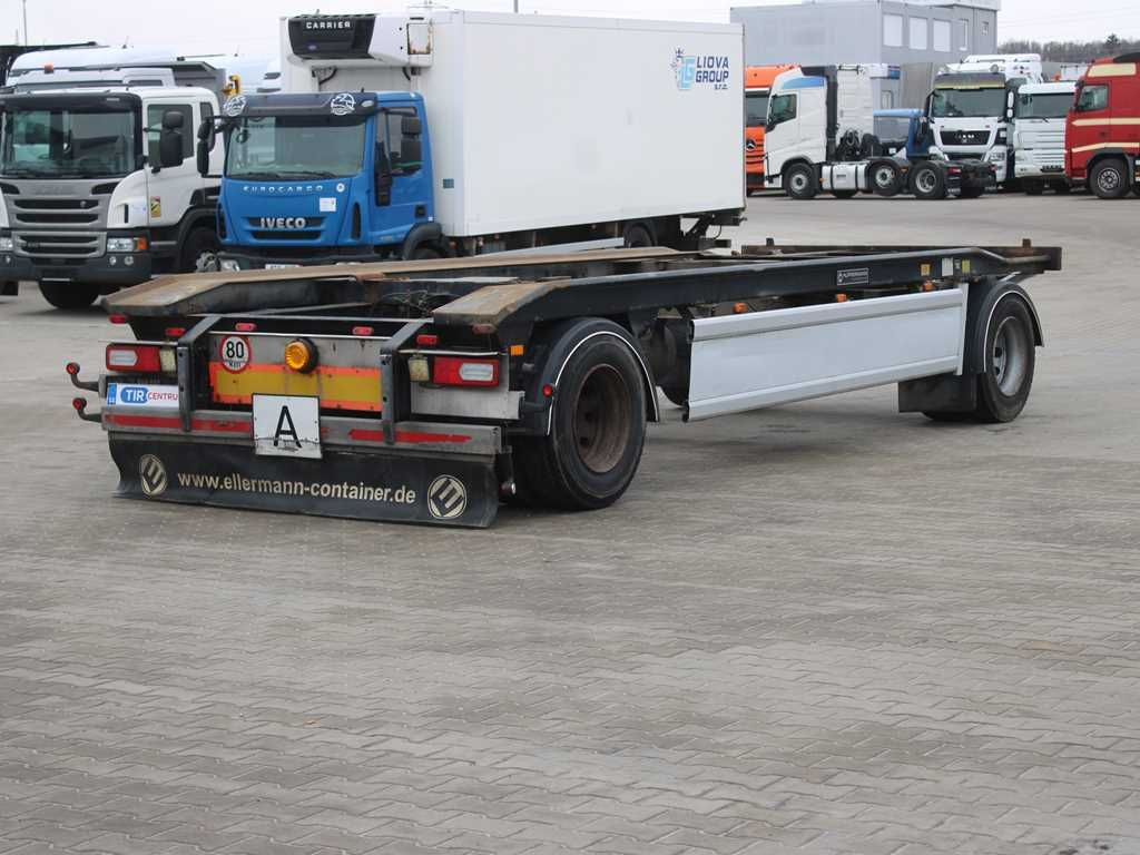 Hüffermann HAR 18.70, AXLES SAF, PNEU 80% - Remolque multilift/ Portacontenedores de cadenas: foto 3 Hüffermann HAR 18.70, AXLES SAF, PNEU 80% - Remolque multilift/ Portacontenedores de cadenas: foto 3