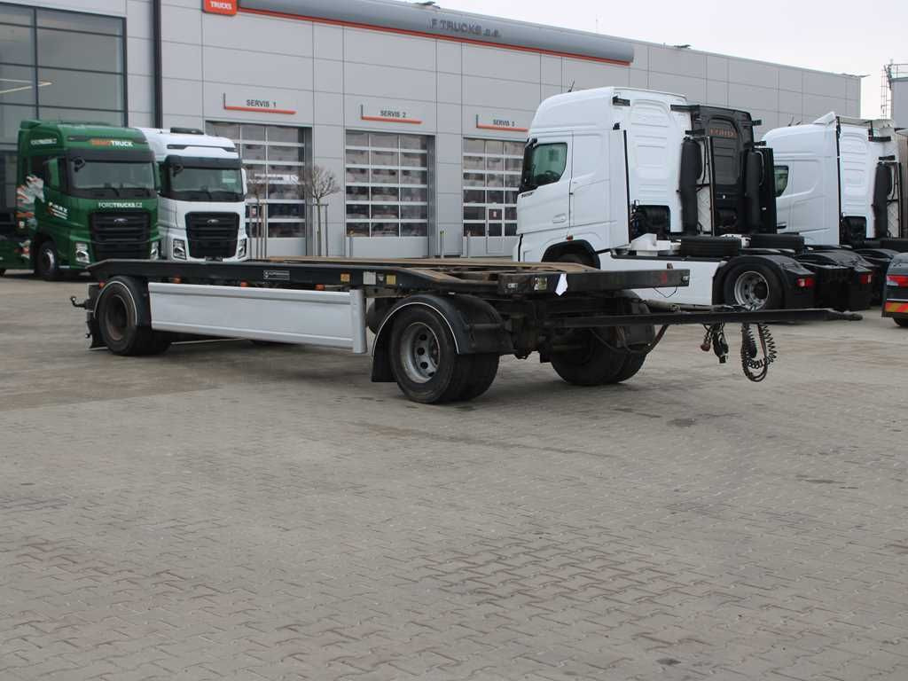 Hüffermann HAR 18.70, AXLES SAF, PNEU 80% - Remolque multilift/ Portacontenedores de cadenas: foto 2 Hüffermann HAR 18.70, AXLES SAF, PNEU 80% - Remolque multilift/ Portacontenedores de cadenas: foto 2