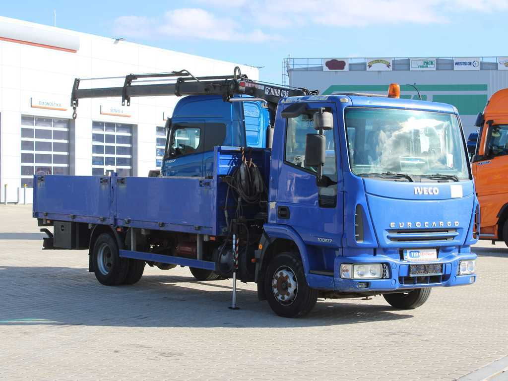 Iveco EUROCARGO 100E17, EURO 3, HYDRAULIC ARM HIAB 035-2 - Camión caja abierta, Camión grúa: foto 3 Iveco EUROCARGO 100E17, EURO 3, HYDRAULIC ARM HIAB 035-2 - Camión caja abierta, Camión grúa: foto 3