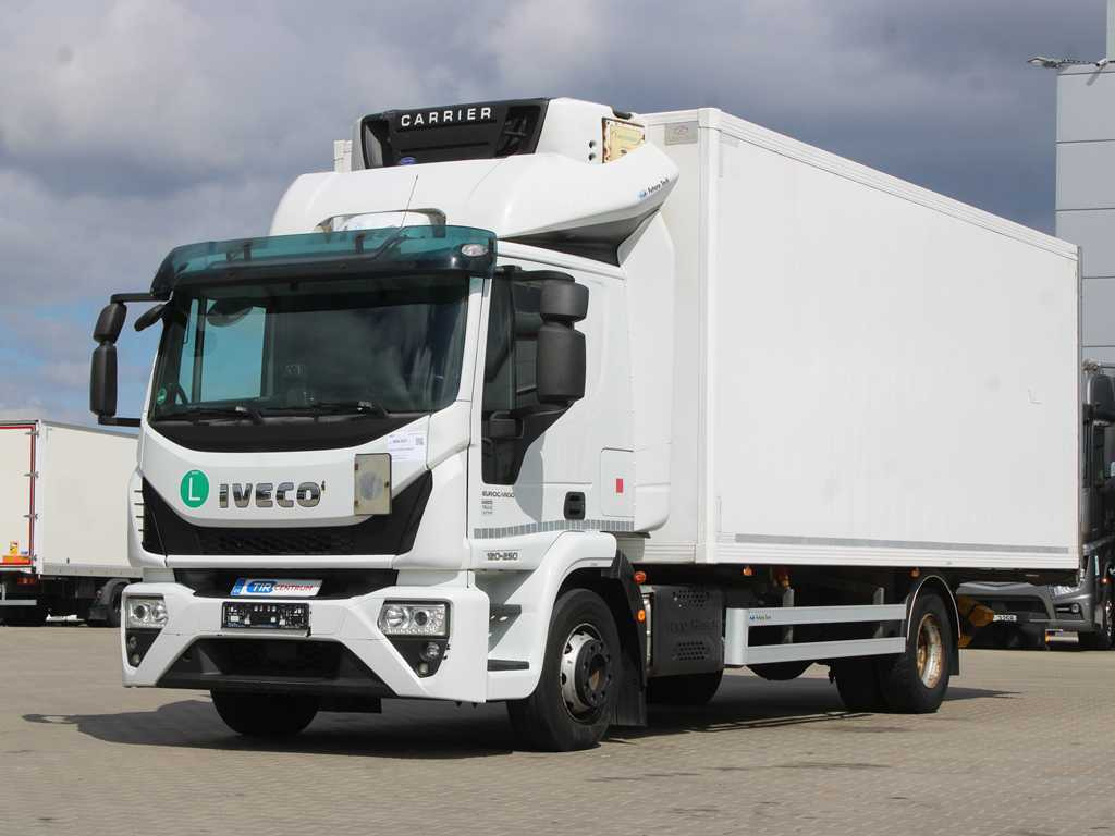 Iveco EUROCARGO 120E, EURO 6, INDEPENDENT AIR CONDITIONING, CARRIER SUPRA 450 - Camión frigorífico: foto 1 Iveco EUROCARGO 120E, EURO 6, INDEPENDENT AIR CONDITIONING, CARRIER SUPRA 450 - Camión frigorífico: foto 1