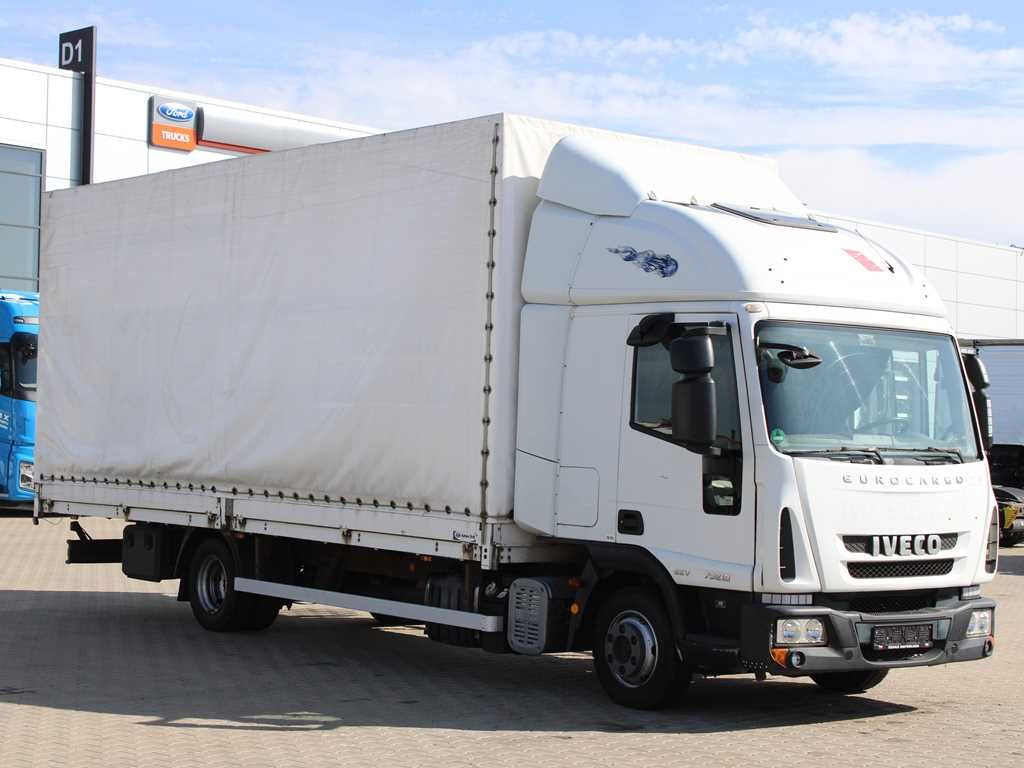 Iveco EUROCARGO ML 75E18,EURO 5EEV,PNEU 90%,SIDEWALLS - Furgoneta con lona: foto 2 Iveco EUROCARGO ML 75E18,EURO 5EEV,PNEU 90%,SIDEWALLS - Furgoneta con lona: foto 2