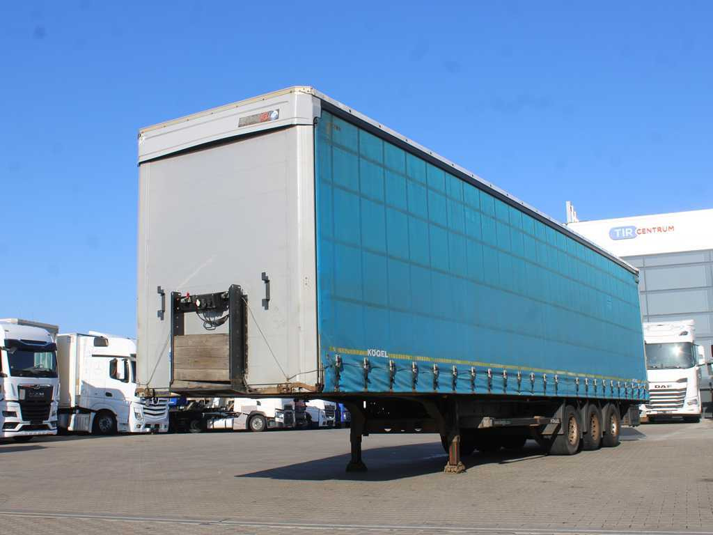Kögel S 24, LOWDECK, LIFTING AXLE, LIFTING ROOF, MULTILOCK - Semirremolque lona: foto 1 Kögel S 24, LOWDECK, LIFTING AXLE, LIFTING ROOF, MULTILOCK - Semirremolque lona: foto 1