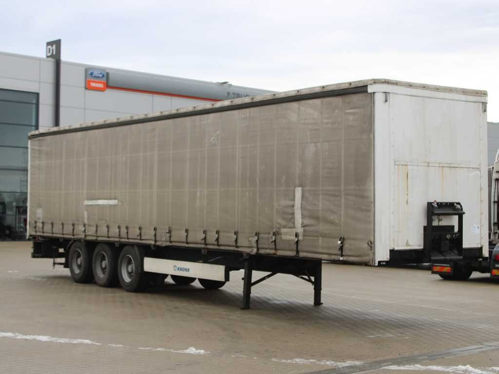 Krone KRONE SDP 27 WKE, LIFTING AXLE - Semirremolque lona: foto 2 Krone KRONE SDP 27 WKE, LIFTING AXLE - Semirremolque lona: foto 2