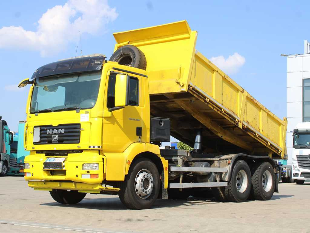 MAN TGM 26.280, EURO 4, THREE SIDED, 6X4, INDEPENDENT AIR CONDITIONING - Camión volquete: foto 1 MAN TGM 26.280, EURO 4, THREE SIDED, 6X4, INDEPENDENT AIR CONDITIONING - Camión volquete: foto 1