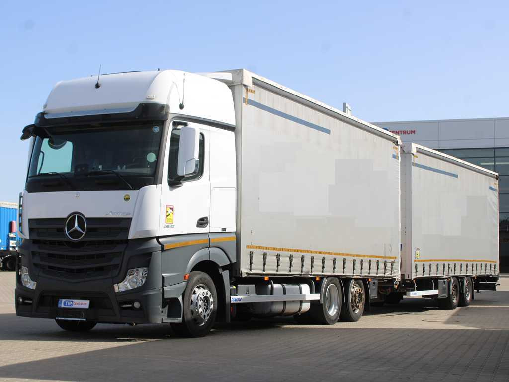 Mercedes-Benz Actros 2542, 6X2, EURO 6, AIR SUSPENSION + PANAV TV018H - Camión lona: foto 1 Mercedes-Benz Actros 2542, 6X2, EURO 6, AIR SUSPENSION + PANAV TV018H - Camión lona: foto 1