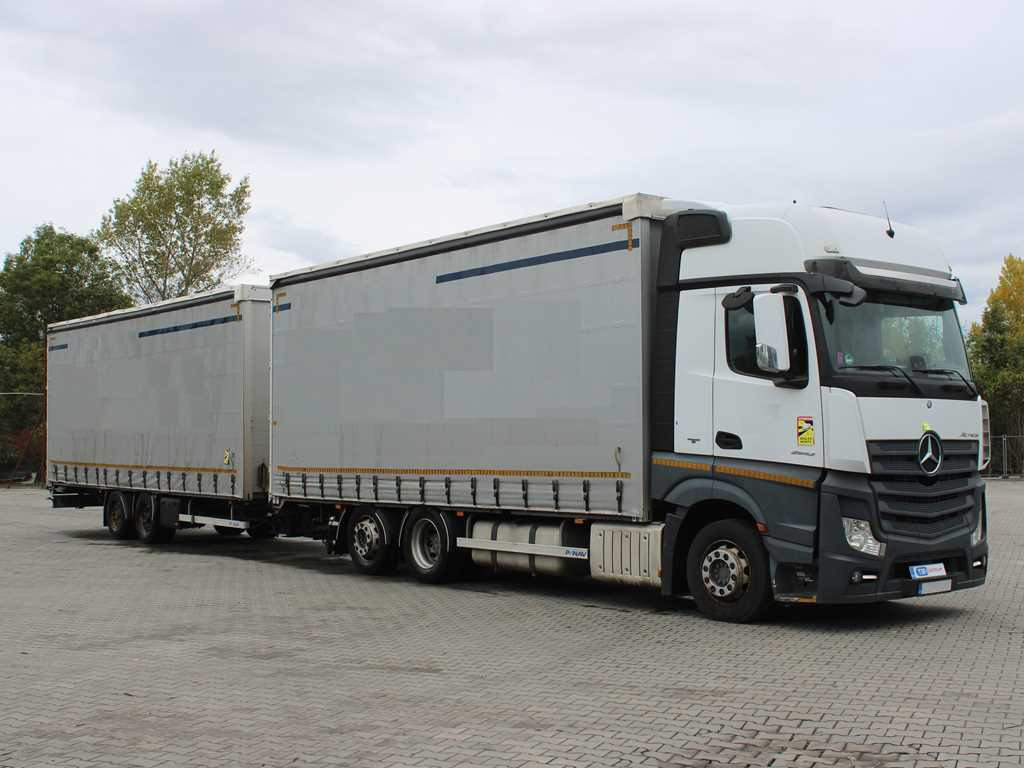 Mercedes-Benz Actros 2542, 6X2, LIFTING AXLE + PANAV TVK18M - Camión lona: foto 3 Mercedes-Benz Actros 2542, 6X2, LIFTING AXLE + PANAV TVK18M - Camión lona: foto 3