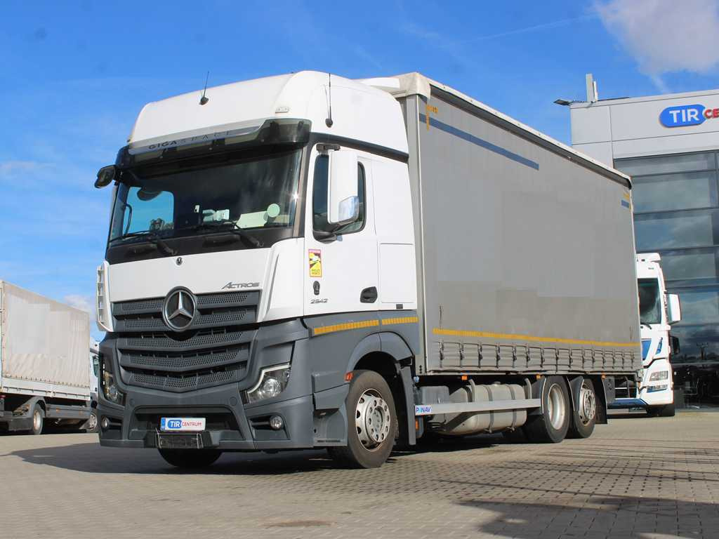 Mercedes-Benz Actros 2542, EURO 6, 6X2, NAVIGATION - Camión lona: foto 1 Mercedes-Benz Actros 2542, EURO 6, 6X2, NAVIGATION - Camión lona: foto 1