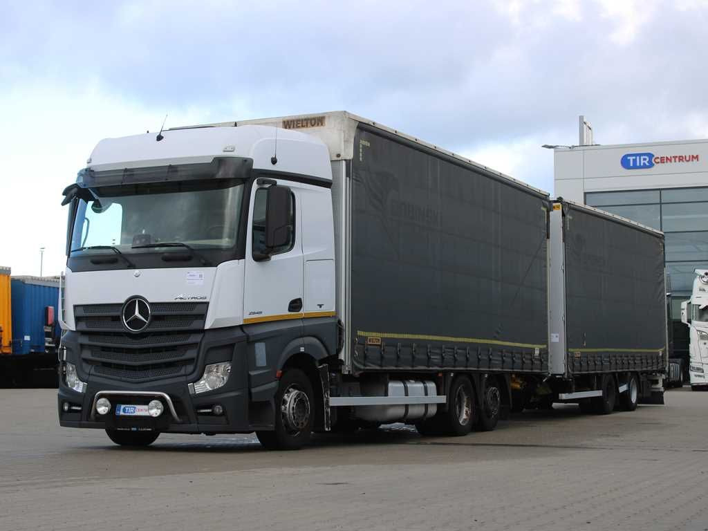 Mercedes-Benz Actros 2545, TRANZIT SET, LIFTING AXLE, EURO 6 - Camión lona: foto 1 Mercedes-Benz Actros 2545, TRANZIT SET, LIFTING AXLE, EURO 6 - Camión lona: foto 1