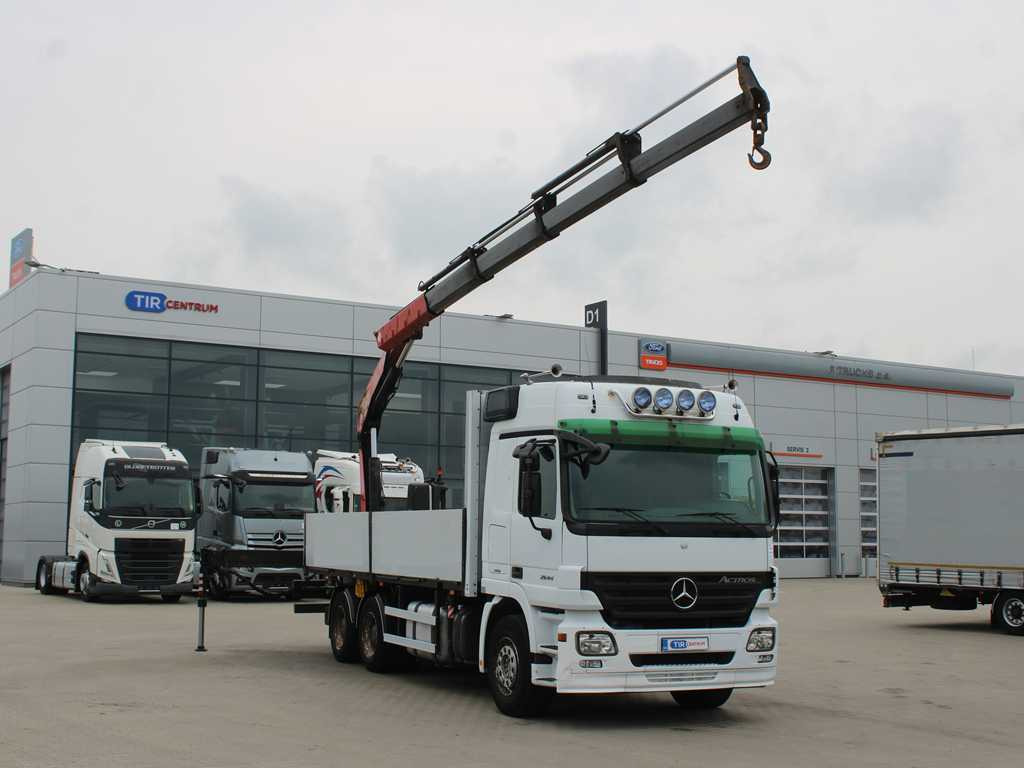 Mercedes-Benz Actros 2644, 6X4, EURO 4, HYDRAULIC ARM FASSI F210 - Camión caja abierta, Camión grúa: foto 3 Mercedes-Benz Actros 2644, 6X4, EURO 4, HYDRAULIC ARM FASSI F210 - Camión caja abierta, Camión grúa: foto 3