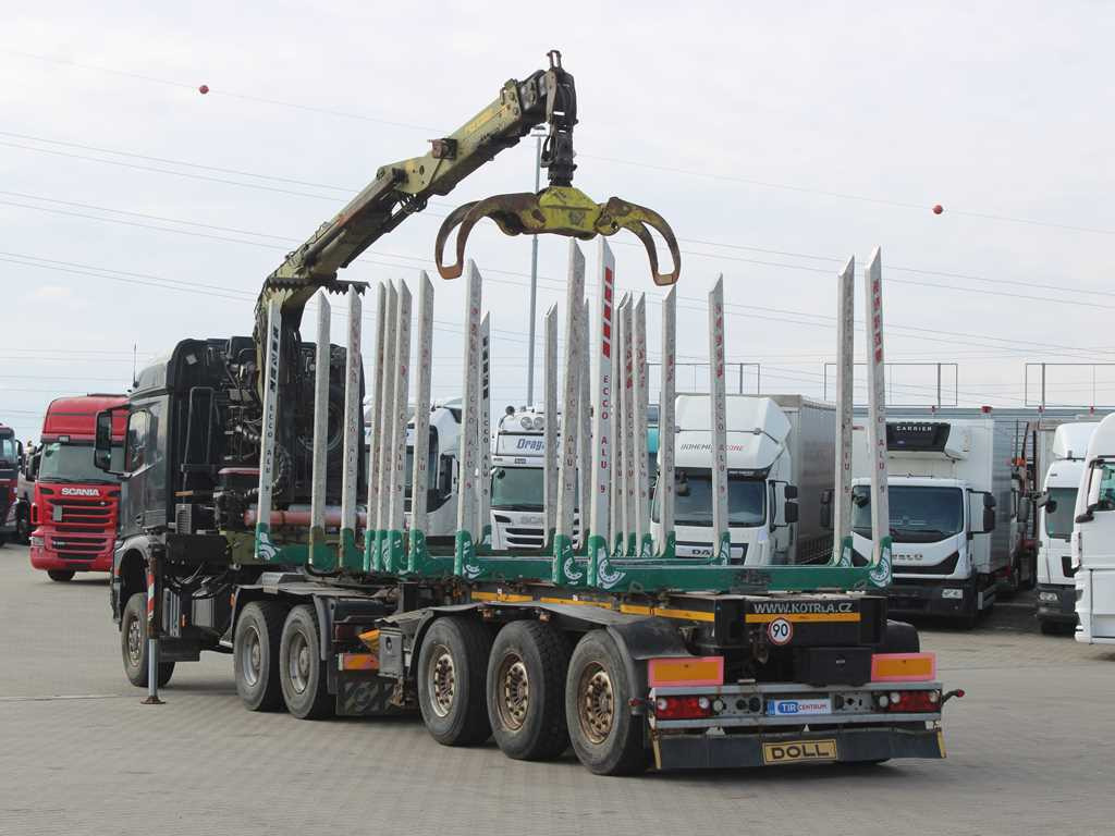Mercedes-Benz Arocs 3351, 6x6, HYDRAULIC ARM LOGLIFT ET450, TIRES 80% + DOLL (2017) - Camión forestal, Camión grúa: foto 5 Mercedes-Benz Arocs 3351, 6x6, HYDRAULIC ARM LOGLIFT ET450, TIRES 80% + DOLL (2017) - Camión forestal, Camión grúa: foto 5