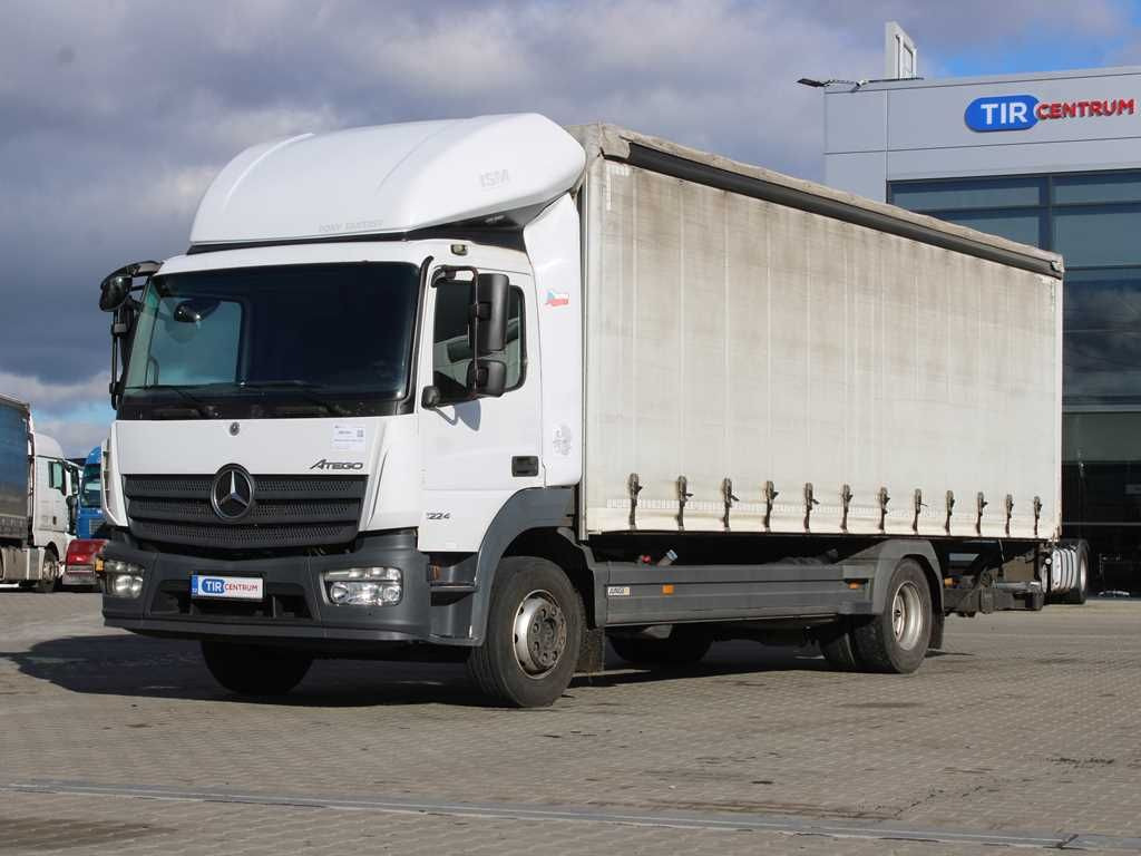 Mercedes-Benz Atego 1224 L, EURO 6, TAIL LIFT - Camión lona: foto 1 Mercedes-Benz Atego 1224 L, EURO 6, TAIL LIFT - Camión lona: foto 1