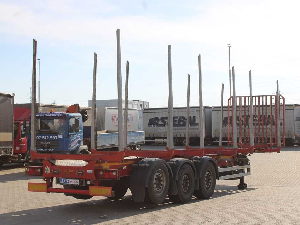 NPK 39, AXLES SAF, 2X LIFTING AXLE - Semirremolque maderero: foto 3 NPK 39, AXLES SAF, 2X LIFTING AXLE - Semirremolque maderero: foto 3