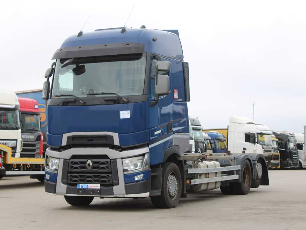 Renault T 480, BDF, EURO 6, AIR SUSPENSION, LIFTING AXLE - Camión portacontenedore/ Intercambiable: foto 1 Renault T 480, BDF, EURO 6, AIR SUSPENSION, LIFTING AXLE - Camión portacontenedore/ Intercambiable: foto 1
