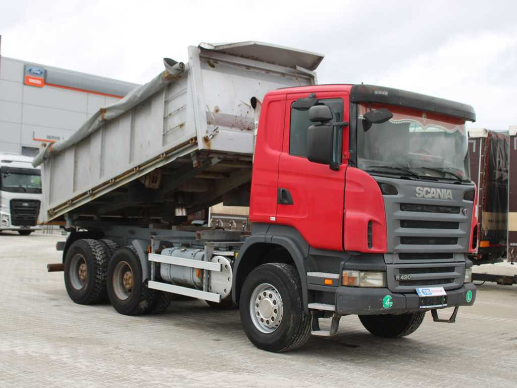 Scania R 420 CB 6X4 , THREE SIDED, EURO 4, RETARDER, 13m³ - Camión volquete: foto 3 Scania R 420 CB 6X4 , THREE SIDED, EURO 4, RETARDER, 13m³ - Camión volquete: foto 3