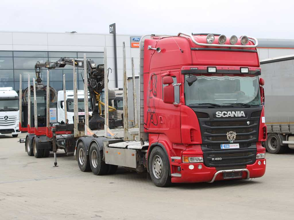 Scania R 480, HYDRAULIC ARM LHO L120Z(78), 6X4 - Camión forestal, Camión grúa: foto 3 Scania R 480, HYDRAULIC ARM LHO L120Z(78), 6X4 - Camión forestal, Camión grúa: foto 3