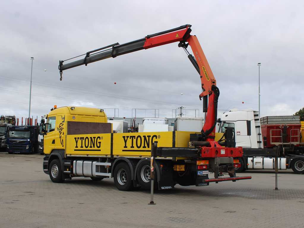 Scania R450, 6X2, EURO 6, SIDE, HYDRAULIC ARM PALFINGER PK 17.001 - Camión caja abierta: foto 5 Scania R450, 6X2, EURO 6, SIDE, HYDRAULIC ARM PALFINGER PK 17.001 - Camión caja abierta: foto 5