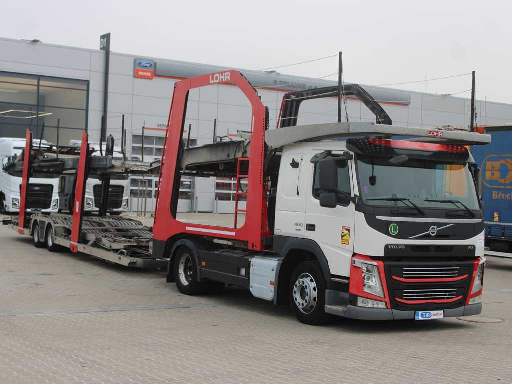 Volvo FM 460, EURO 6, VEB+, INDEPENDENT AIR CONDITIONING, + LOHR (2006) - Camión portavehículos: foto 3 Volvo FM 460, EURO 6, VEB+, INDEPENDENT AIR CONDITIONING, + LOHR (2006) - Camión portavehículos: foto 3