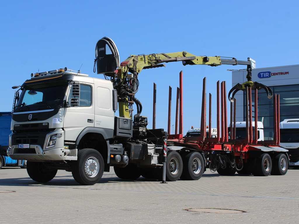 Volvo FMX 500, 6X6, LOGLIFT F265Z95 + DOLL trailer (2007) - Camión forestal, Camión grúa: foto 1 Volvo FMX 500, 6X6, LOGLIFT F265Z95 + DOLL trailer (2007) - Camión forestal, Camión grúa: foto 1