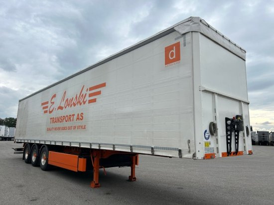 Berger SAPL 24 LTN Light, 5730 kg, 1A lift, 3A gelenkt - Semirremolque lona: foto 2 Berger SAPL 24 LTN Light, 5730 kg, 1A lift, 3A gelenkt - Semirremolque lona: foto 2