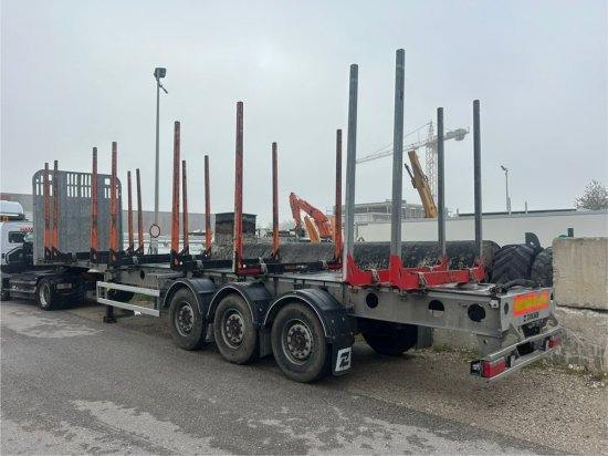 D-651A Holzauflieger, Liftachse, 8 Rungenpaare - Semirremolque maderero: foto 3 D-651A Holzauflieger, Liftachse, 8 Rungenpaare - Semirremolque maderero: foto 3