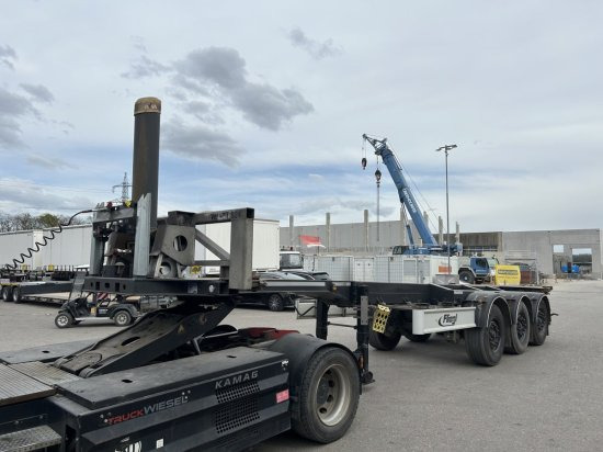 FLIEGL 30 ft Container Kippchassis ,Alufelgen - Semirremolque portacontenedore/ Intercambiable: foto 1 FLIEGL 30 ft Container Kippchassis ,Alufelgen - Semirremolque portacontenedore/ Intercambiable: foto 1