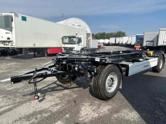 Krone AZW 18, Lafette, Krone-Achsen, Neu - Remolque portacontenedore/ Intercambiable: foto 1 Krone AZW 18, Lafette, Krone-Achsen, Neu - Remolque portacontenedore/ Intercambiable: foto 1