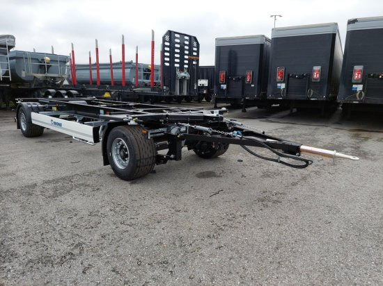 Krone AZW 18, Maxilafette, Verstelldeichsel - Remolque portacontenedore/ Intercambiable: foto 1 Krone AZW 18, Maxilafette, Verstelldeichsel - Remolque portacontenedore/ Intercambiable: foto 1