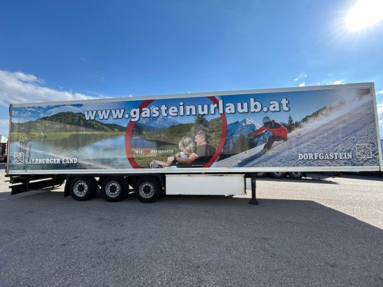 Krone SD Kühler, Doppelstock, Carrier 1550, Palettenkasten, Liftachse - Semirremolque isotérmico: foto 4 Krone SD Kühler, Doppelstock, Carrier 1550, Palettenkasten, Liftachse - Semirremolque isotérmico: foto 4