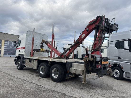 Scania G490 6X6  Blatt-Blatt Penz Kran 12.Z8.70 - Camión forestal, Camión grúa: foto 4 Scania G490 6X6  Blatt-Blatt Penz Kran 12.Z8.70 - Camión forestal, Camión grúa: foto 4