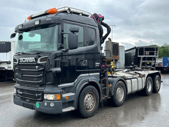 Scania R560 8x2, Schrottkran, E5, Lenk-Lift-Achse - Camión multibasculante, Camión grúa: foto 3 Scania R560 8x2, Schrottkran, E5, Lenk-Lift-Achse - Camión multibasculante, Camión grúa: foto 3