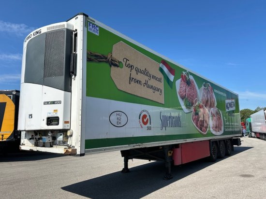 Schmitz SCB S3B SKO24, Kühlauflieger, TK SLXe 400, Liftachse, Fleischbahnen - Semirremolque isotérmico: foto 1 Schmitz SCB S3B SKO24, Kühlauflieger, TK SLXe 400, Liftachse, Fleischbahnen - Semirremolque isotérmico: foto 1