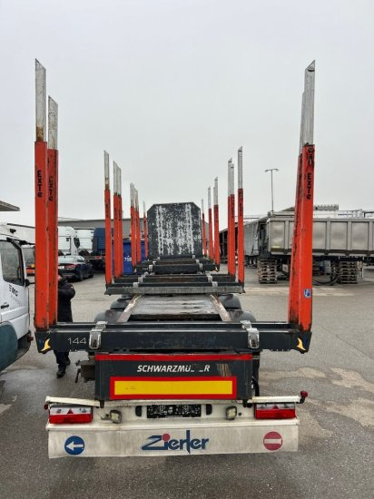 Schwarzmüller Holzauflieger 10 Rungenpaare SAF Achsen, Liftachse - Semirremolque maderero: foto 5 Schwarzmüller Holzauflieger 10 Rungenpaare SAF Achsen, Liftachse - Semirremolque maderero: foto 5