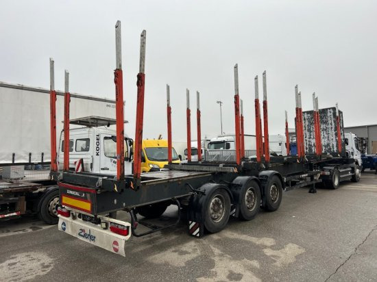 Schwarzmüller Holzauflieger 10 Rungenpaare SAF Achsen, Liftachse - Semirremolque maderero: foto 4 Schwarzmüller Holzauflieger 10 Rungenpaare SAF Achsen, Liftachse - Semirremolque maderero: foto 4