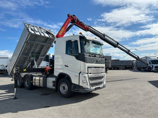 Volvo FH 500 3-Seiten Kipper mit Palfinger PK22002EH, Retarder - Camión volquete: foto 1 Volvo FH 500 3-Seiten Kipper mit Palfinger PK22002EH, Retarder - Camión volquete: foto 1