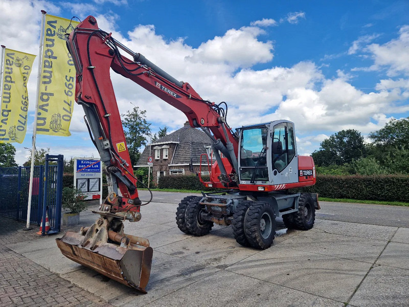 Excavadora de ruedas Terex TW160 inclusief kantelbak (1.98m.): foto 1