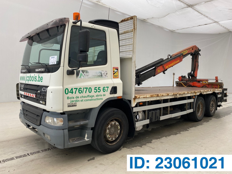 DAF CF75.250 - 6x2 - Camión caja abierta, Camión grúa: foto 1 DAF CF75.250 - 6x2 - Camión caja abierta, Camión grúa: foto 1