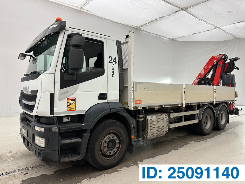 Iveco Stralis 420 - 6x2 - Camión caja abierta, Camión grúa: foto 1 Iveco Stralis 420 - 6x2 - Camión caja abierta, Camión grúa: foto 1