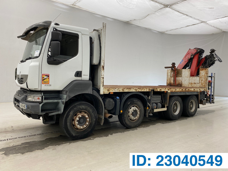 Renault Kerax 430 DXi - 8x4* - Camión caja abierta, Camión grúa: foto 1 Renault Kerax 430 DXi - 8x4* - Camión caja abierta, Camión grúa: foto 1