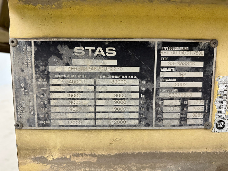 Semirremolque volquete Stas 31 cub in alu: foto 11