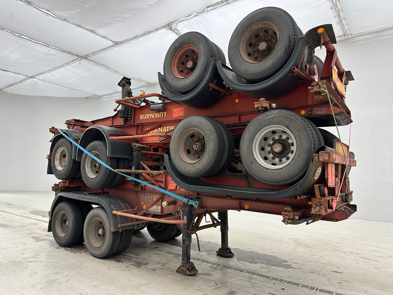 Van Hool Stack 4 x skelet 20 ft - Semirremolque portacontenedore/ Intercambiable: foto 3 Van Hool Stack 4 x skelet 20 ft - Semirremolque portacontenedore/ Intercambiable: foto 3