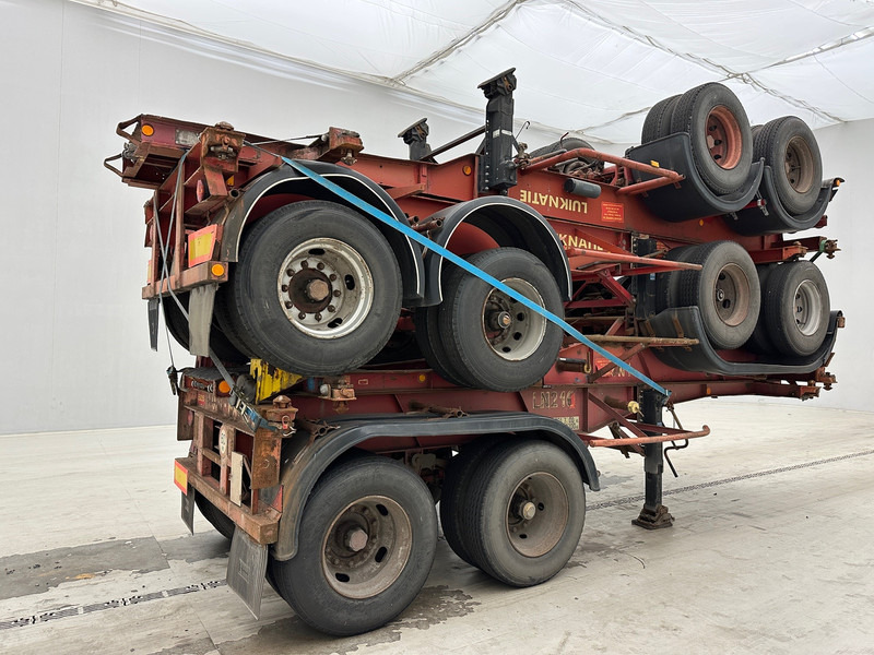 Van Hool Stack 4 x skelet 20 ft - Semirremolque portacontenedore/ Intercambiable: foto 4 Van Hool Stack 4 x skelet 20 ft - Semirremolque portacontenedore/ Intercambiable: foto 4