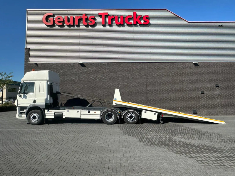 Camión portavehículos DAF CF 410 6X2 M4SN3 OPRIJWAGEN / MACHINE TRANSPORTER / PLATEAU: foto 9