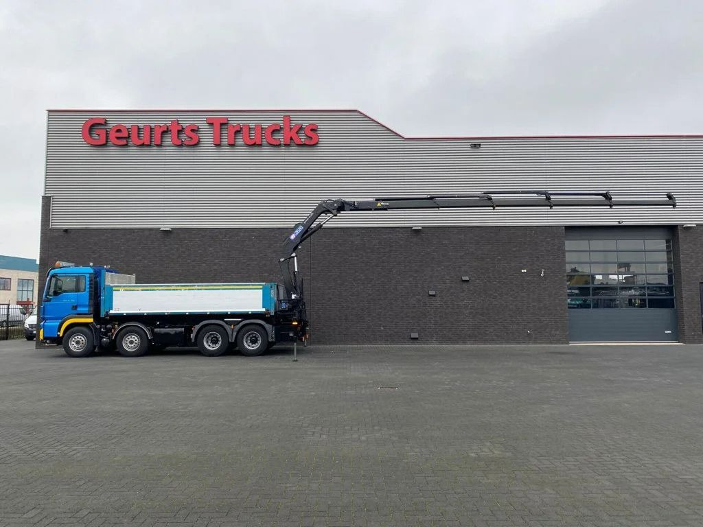 MAN TGS 35.480 8X4 KIPPER/TIPPER + HMF 2620-K5 KRAAN - Camión volquete, Camión grúa: foto 5 MAN TGS 35.480 8X4 KIPPER/TIPPER + HMF 2620-K5 KRAAN - Camión volquete, Camión grúa: foto 5