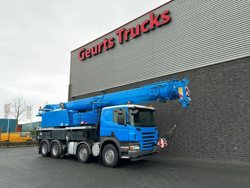 Camión grúa Scania P420 8X4 + LIEBHERR LTF 1045-4.1 KRAAN/KRAN/CRANE/GRUA: foto 6