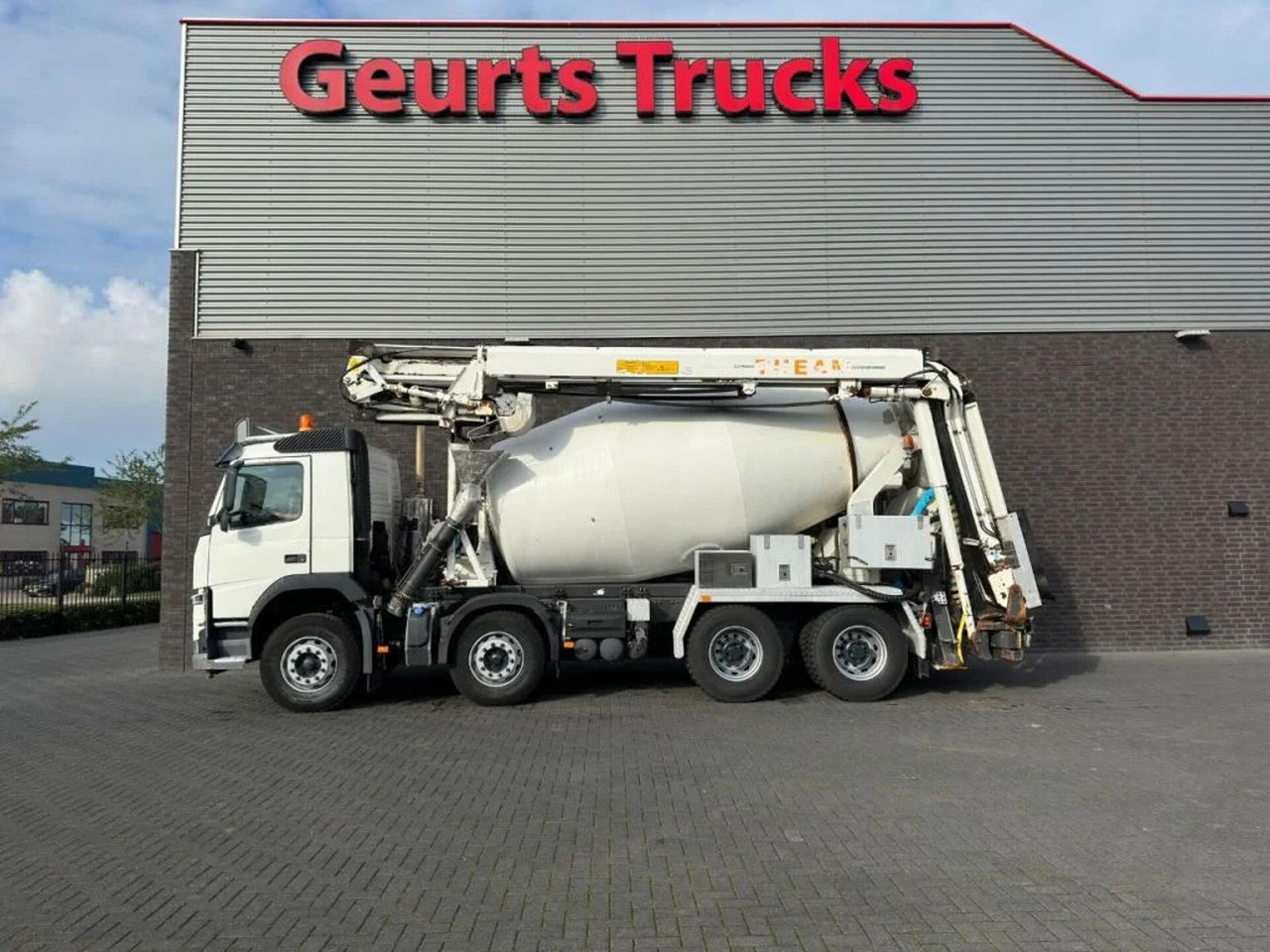Volvo FM 410 8X4 + STETTER 9 M3 MIXER/MISCHER + THEAM - Camión hormigonera: foto 1 Volvo FM 410 8X4 + STETTER 9 M3 MIXER/MISCHER + THEAM - Camión hormigonera: foto 1