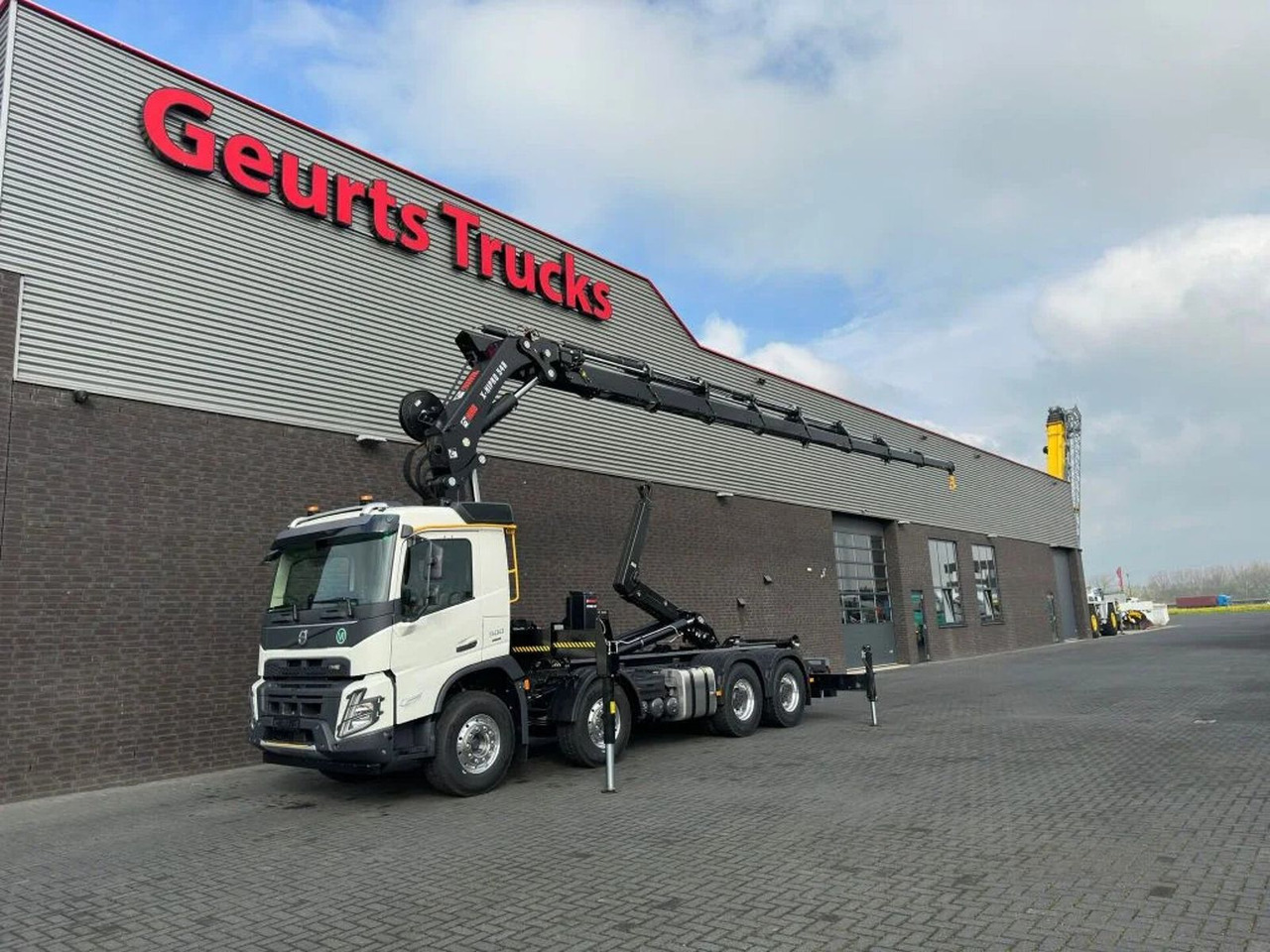 Volvo FMX 500 8X4 HIAB HAAKARM + HIAB 548 E-8 KRAAN/KR - Camión grúa: foto 2 Volvo FMX 500 8X4 HIAB HAAKARM + HIAB 548 E-8 KRAAN/KR - Camión grúa: foto 2