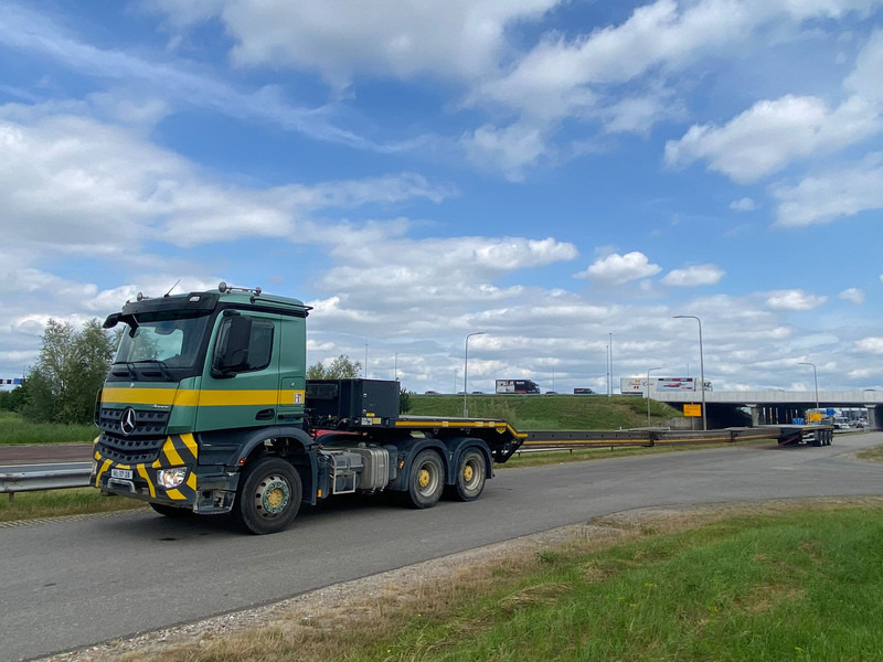 Semirremolque plataforma/ Caja abierta Broshuis trailer 3 -time extendable Windmill transporter: foto 19