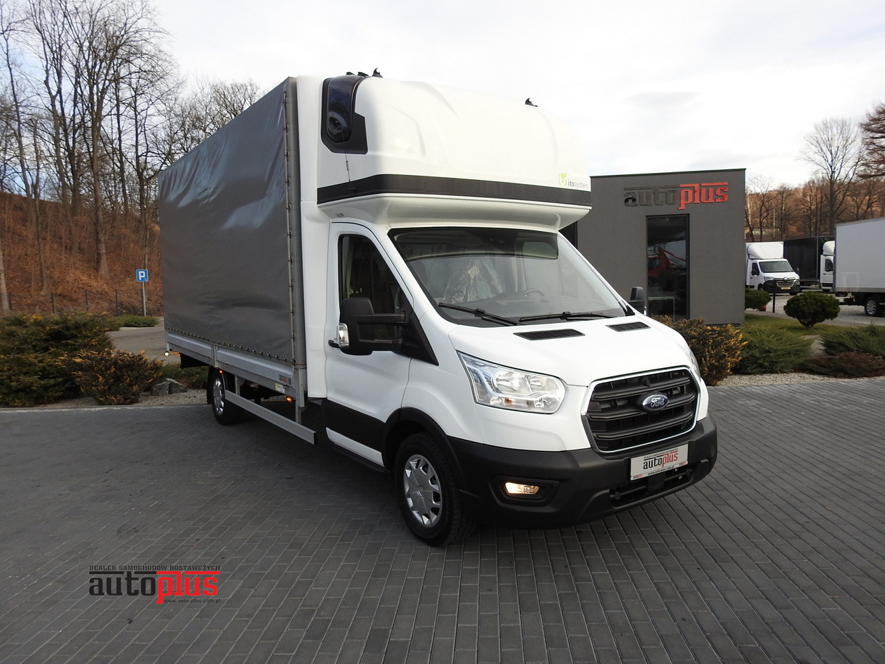 Furgoneta con lona FORD TRANSIT TARPAULIN 10 PALLETS WEBASTO CRUISE CONTROL AIR CONDITIONING LED LIGHTS  160HP: foto 1