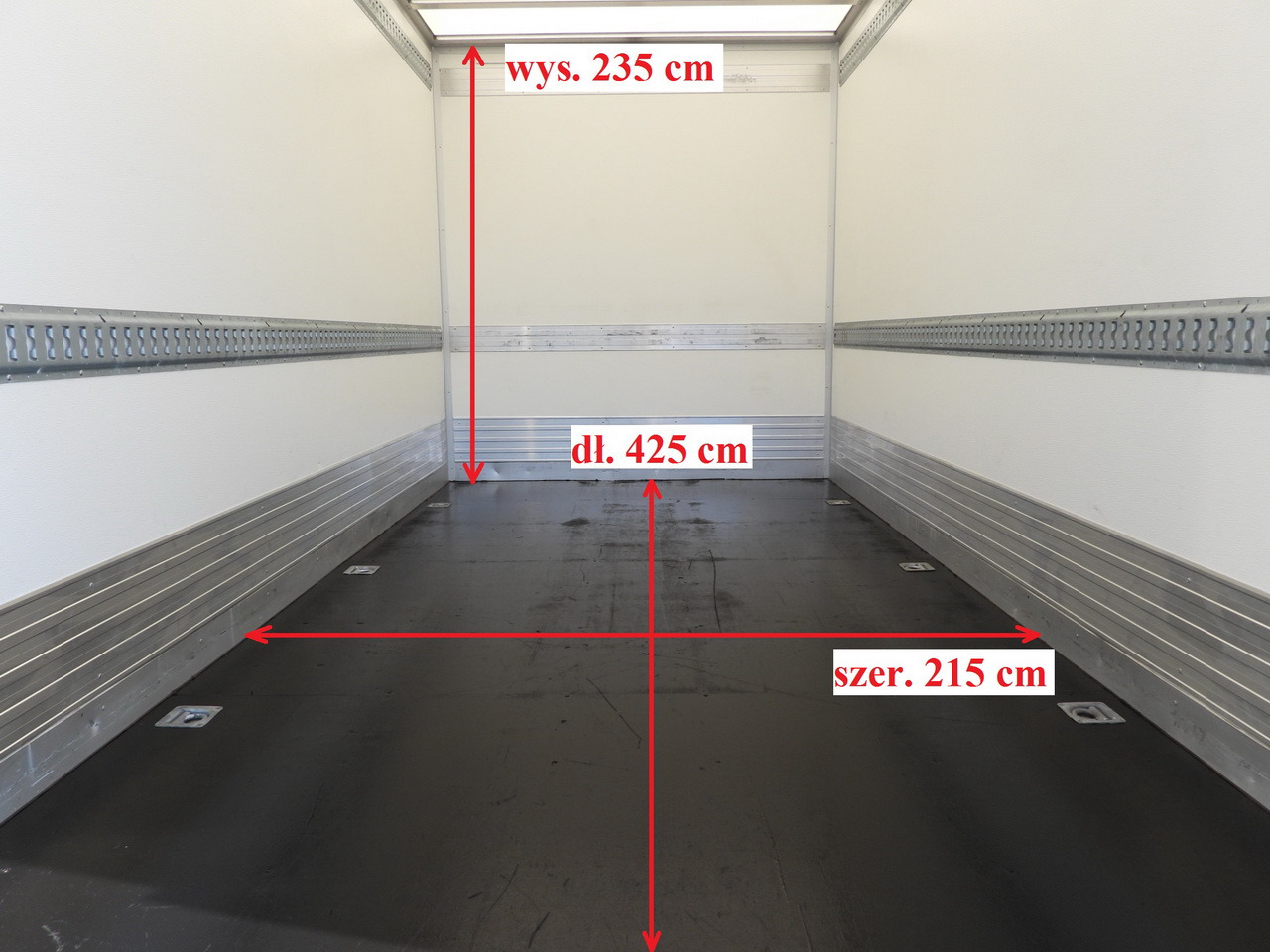 Furgoneta caja cerrada MERCEDES SPRINTER 315 BOX LIFT 8 PALLETS AIR CONDITIONING  150HP: foto 11