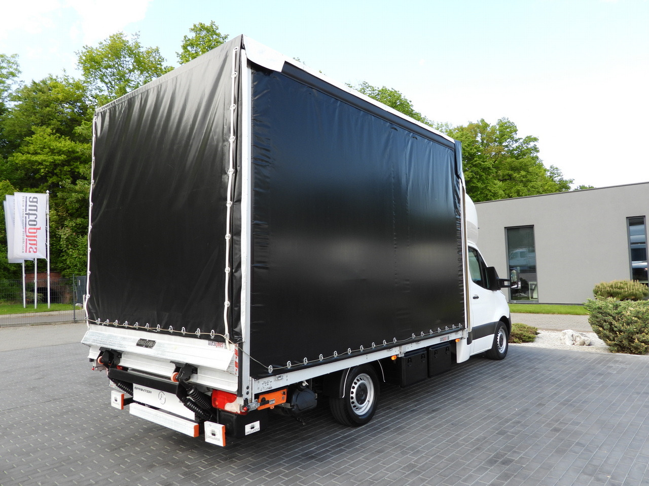 Furgoneta con lona MERCEDES SPRINTER 316 TARPAULIN LIFT 10 PALLETS WEBASTO CRUISE CONTROL PNEUMATICS AIR CONDITIONING  160HP: foto 15